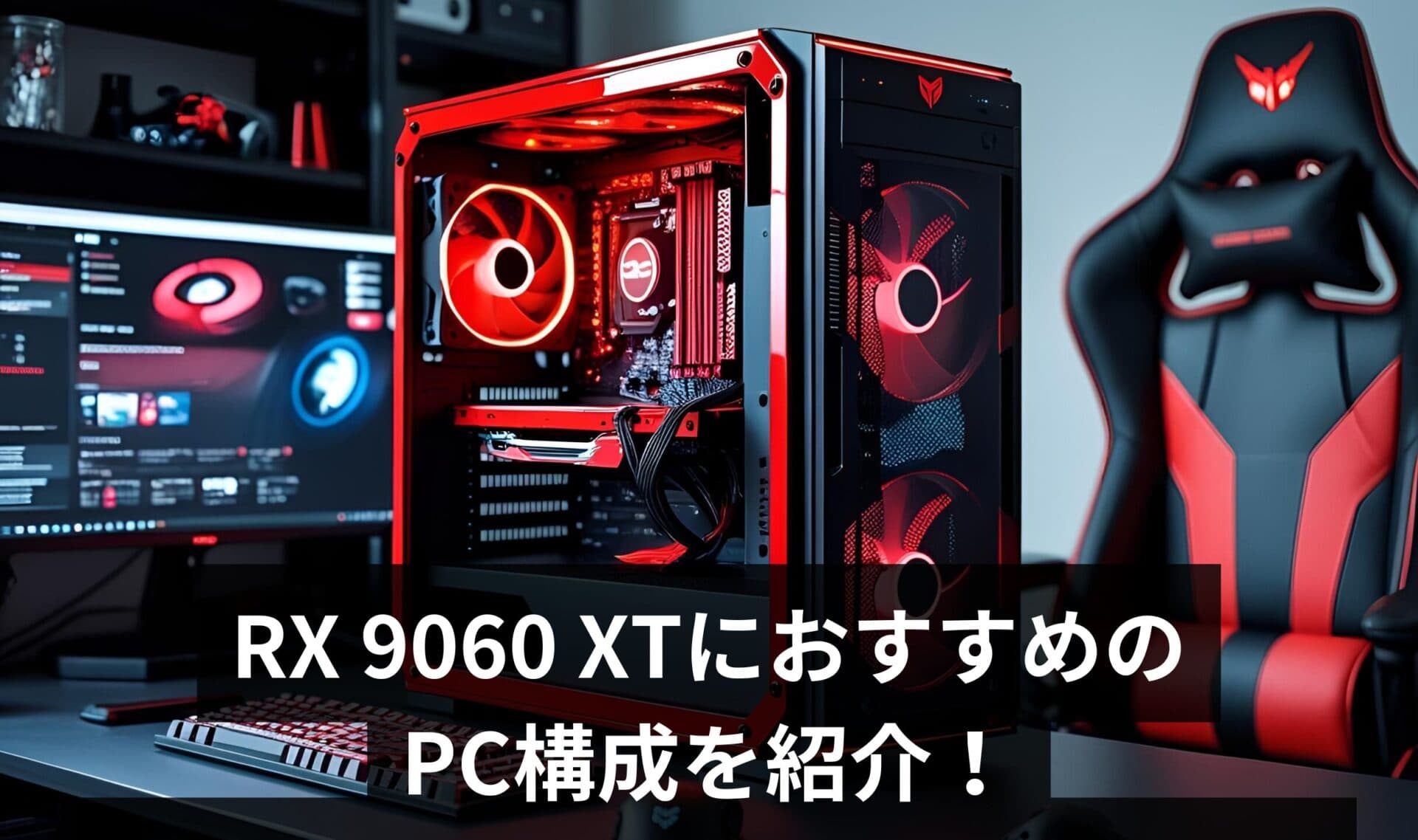 RX 9060 XTにおすすめのPC構成を紹介!おすすめパーツも徹底解説!【予算別3構成】