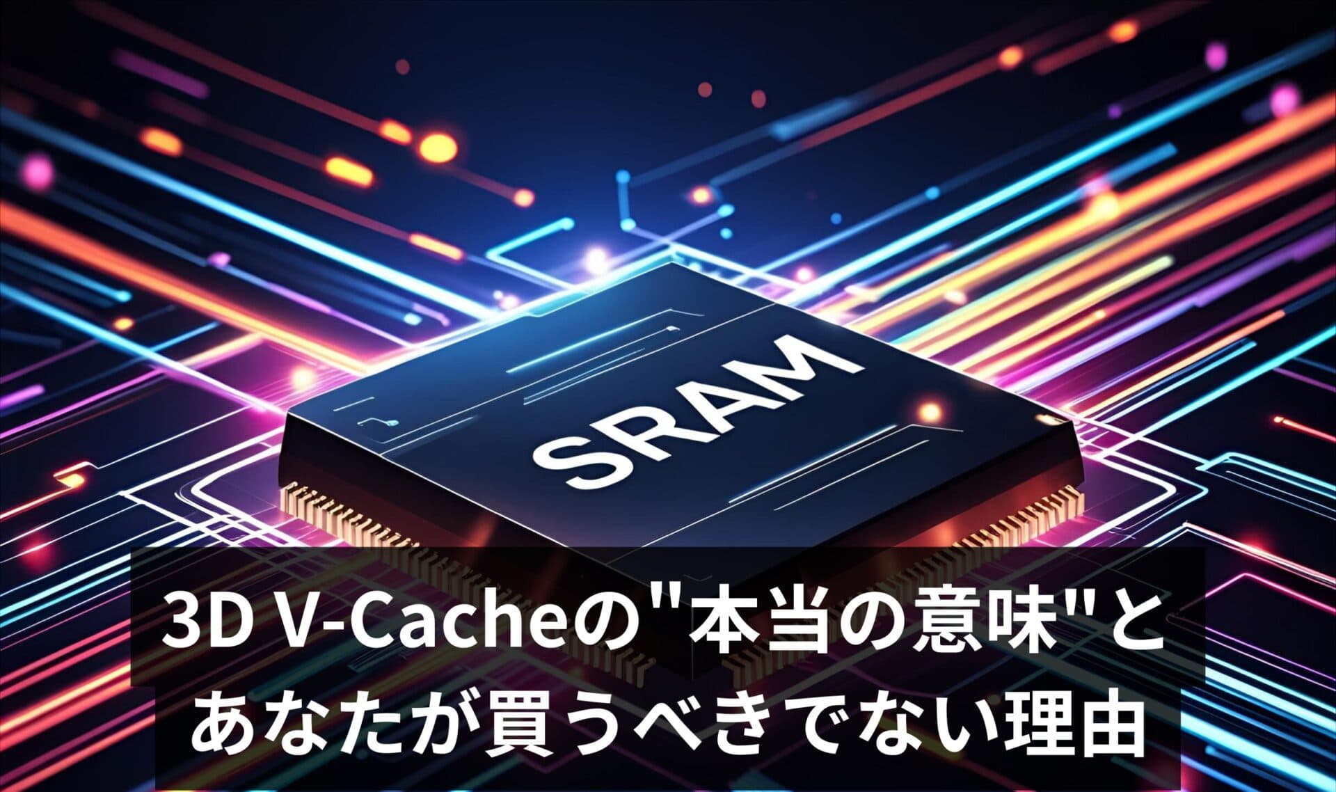 【エンジニアが断言】Ryzen X3Dはゲーマーの万能薬ではない。3D V-Cacheの”本当の意味”と、あなたが買うべきでない理由