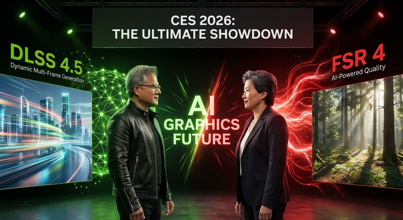 【CES 2026】NVIDIA DLSS 4.5とAMD FSR 4が示す「AIグラフィックス」の行き先