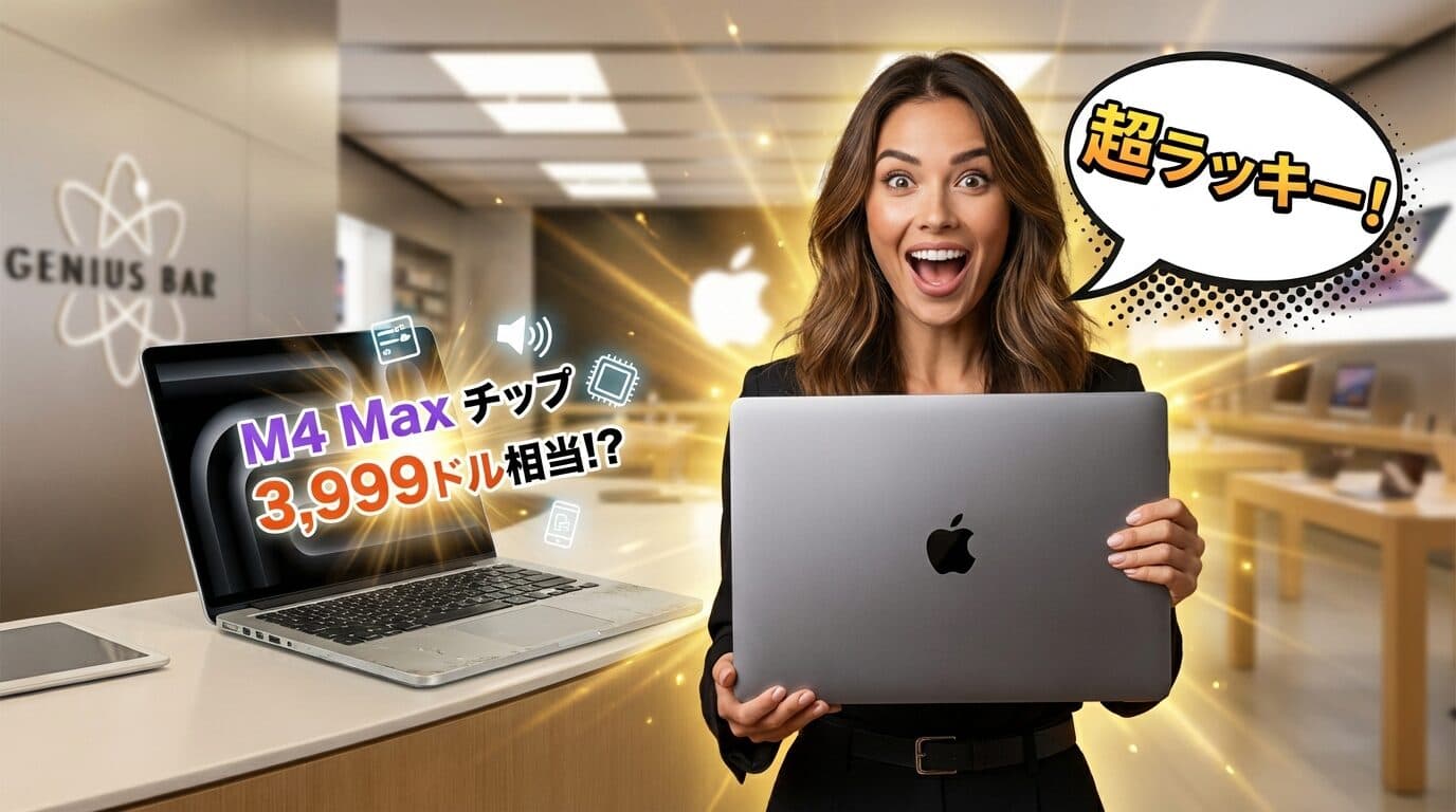 【ニュース】バッテリー交換でM4 Max搭載MacBook Proを無償で獲得した顧客の事例を分析:Appleサポートの裏側にあるロジック【2026年1月】