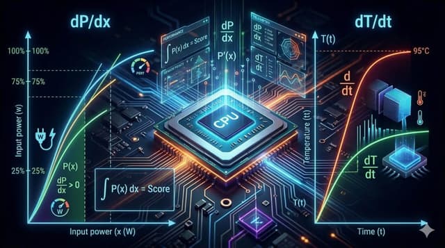 微分から理解するCPU性能。スコアという「積分値」の裏にあるメカニズム