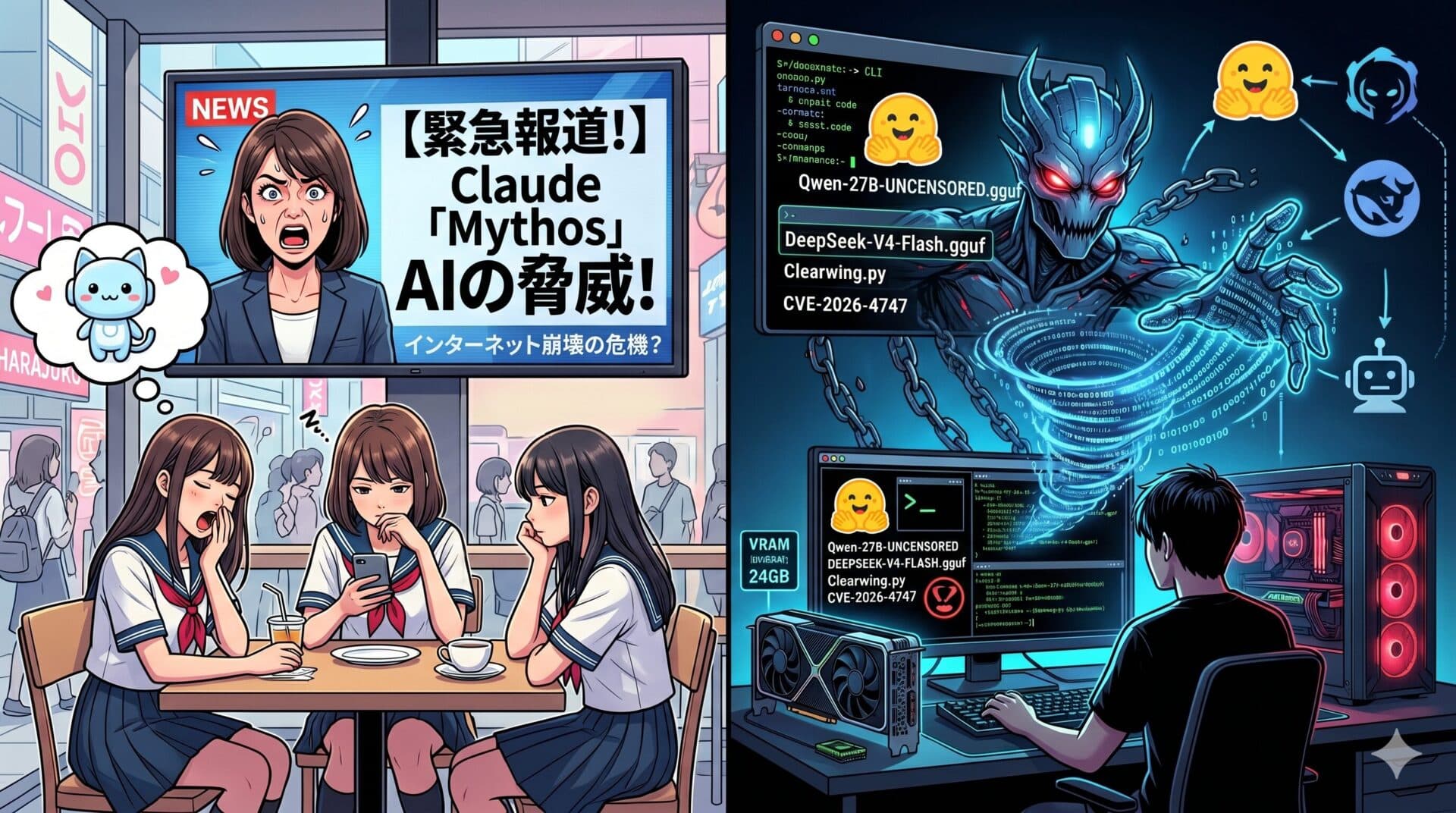 マスコミの「Claude Mythos」報道が的外れすぎる件。真の脅威は検閲解除モデル×OSSの悪夢だ